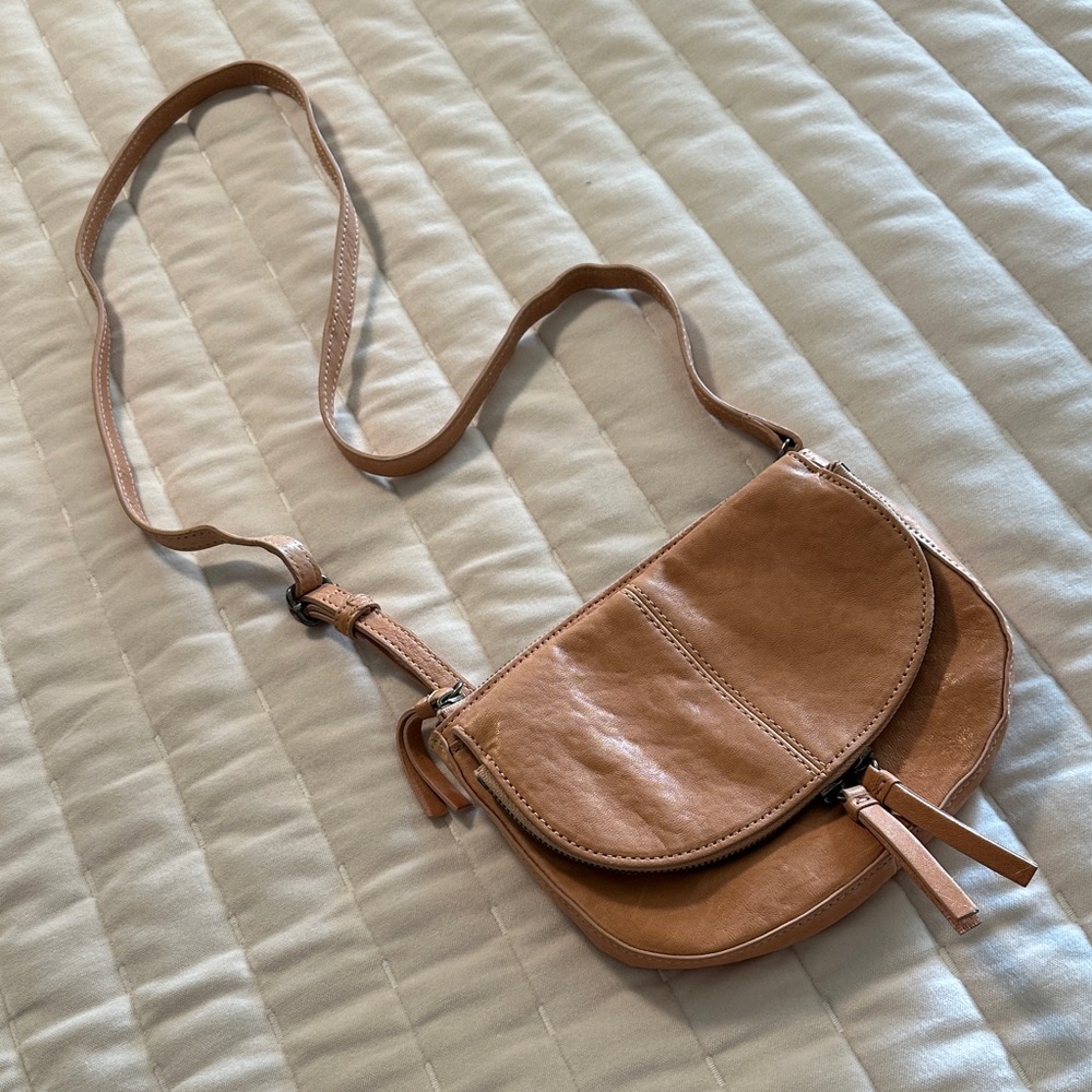 LUCKY real Leather Crossbody Bag